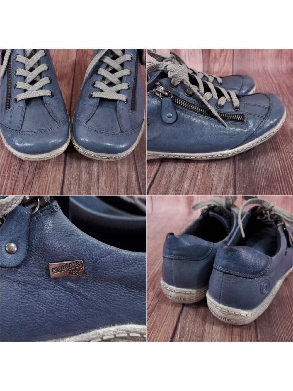 Remonte R1402 Liv 02 Sneakers Womens Size 41 US 9.5 Baltik Royal Shoes - Picture 9 of 16